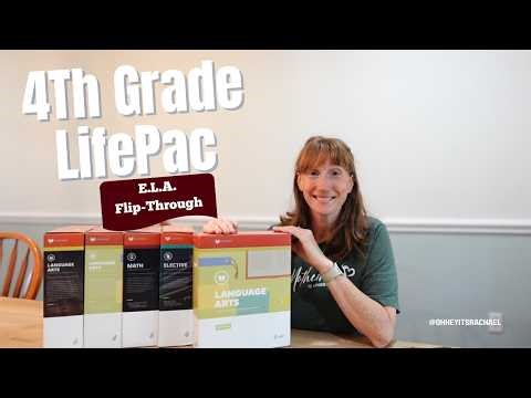 AOP LIFEPAC 4th Grade Language Arts | Full Flip Through for Homeschoolers