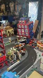 lego building collapses