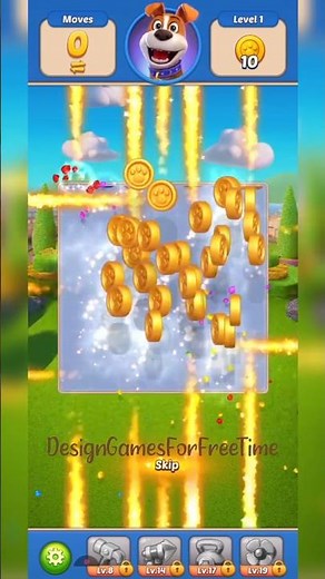 Puppy Match : Match 3 Game - Level 1 gameplay match 3 logic puzzle building decorating design game