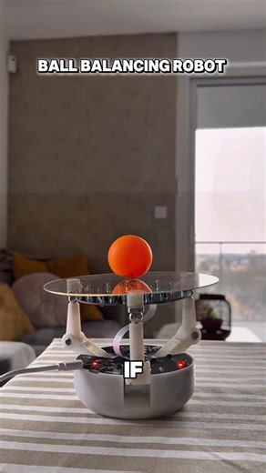 How This Robot Balances a Ball Perfectly 😳
