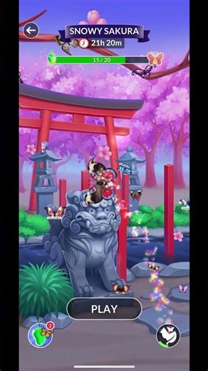 Snowy Sakura Butterfly Habitat - 2026 January #wordscapes