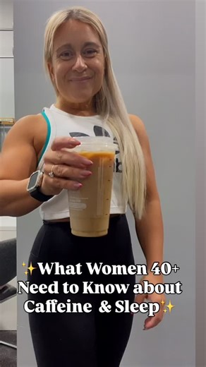 ✨ Caffeine & Your Sleep: What Women 40 Need to Know ✨ If you’re struggling with waking up tired, restless nights, or feeling “wired but tired”… your afternoon coffee might be the reason. ☕️💤 Here’s the truth 👇 💥 Caffeine has a HALF-LIFE of 6–8 hours That means if you have a coffee at 2:00pm, HALF of that caffeine is still in your system at 8–10pm right when your body is trying to wind down. And in our 40s (peri/menopause especially), our hormones make us more sensitive to stimulants like caff