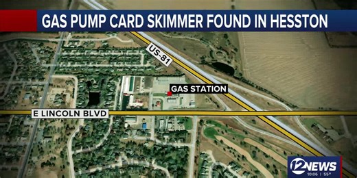 Card skimmer found at Casey's Gas Station in Hesston