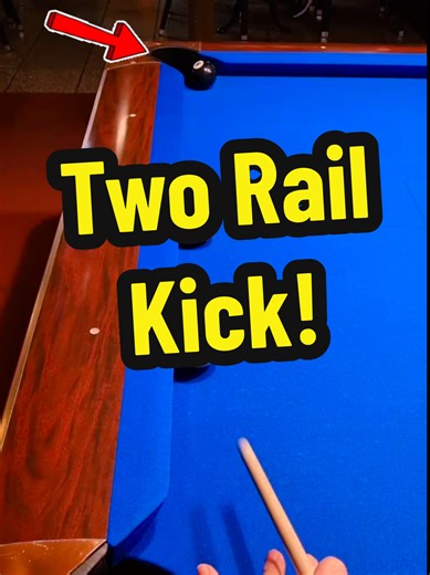 A two-rail kick shot in billiards is a moment where geometry, feel, and nerve collide. You’re trusting angles you can’t see, sending the cue ball on a controlled journey off one rail, then another, hoping it arrives perfectly on the object ball. The sound of clean contact after that second rail is pure validation — proof that vision and execution matched. Miss it by an inch and you sell out the table; hit it right and it feels like you outsmarted the game itself. #billiards #poolplayer #8ballpoo