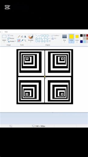 #3d design😍 #shorts in ms paint #drawingsoftware #computer