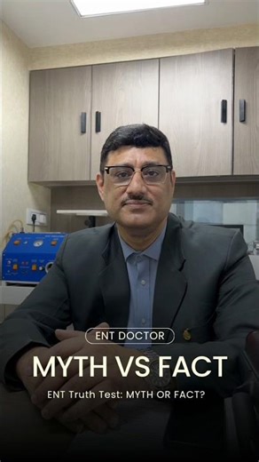 ENT Myths vs Facts 🤯 | Stop Believing These Health Myths #ytshorts #entcare #yt #entdoctor