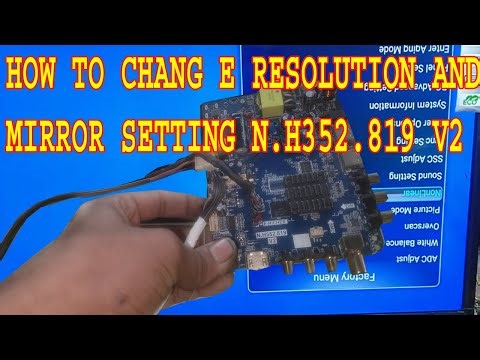 How to Change Resolution & Mirror Settings on Your H352 819 V2 LED TV!"