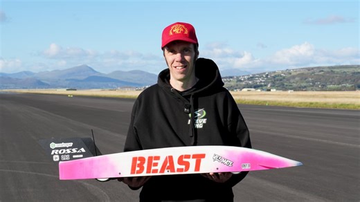 Remote control car faster than a McLaren sets world record in Llanbedr