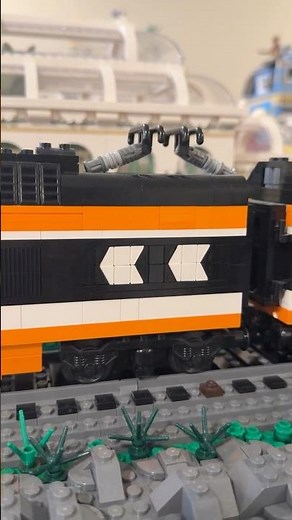 There's more than meets the eye with classic LEGO Trains #lego #afol #legotrain #technique