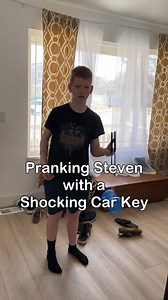 91K views · 1.1K reactions | We decided to prank Steven with a shocking car key, and his reaction was priceless. The whole family gathered around just to see what would happen. Moments like these remind us why laughter is our favorite family tradition. Ten kids, endless memories, and never a dull moment. #10kidsin10years #familyfun #pranktime #sillykids #largefamilylife #familylaughs #parentingchaos #prankwars #kidreactions #makingmemories | 10kidsin10years | Facebook
