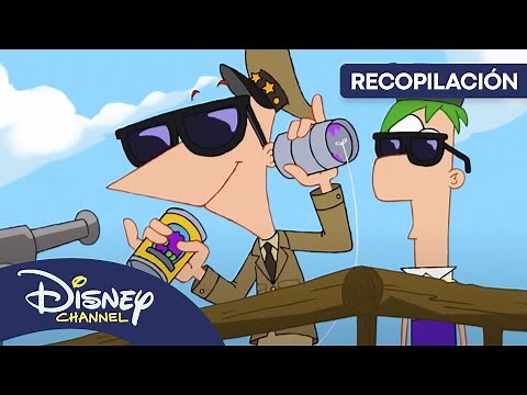 PHINEAS Y FERB: Los mejores inventos de Phineas y Ferb 💖 | RECOPILACIÓN | ‪@disneychannelES‬