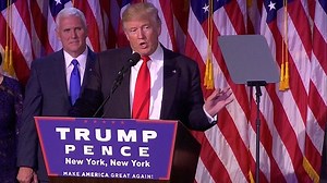 Trump on election night 2016: I will be President for all Americans