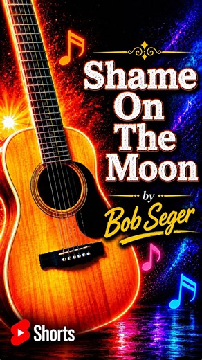 SHAME ON THE MOON by BOB SEGER. Guitar Lesson
