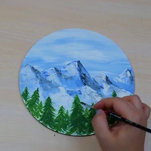 353K views · 99 reactions |  Snow Mountains Painting Demo Daily Art | Paintify | Facebook