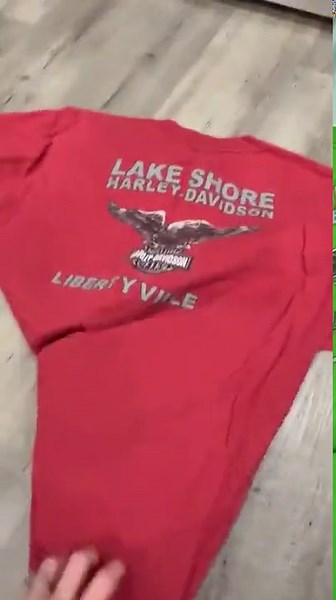 Harley Davidson Libertyville IL Eagle Graphic T Shirt Men's 2X Red - Etsy