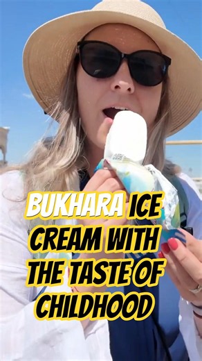 The 80¢ Ice Cream That Tastes Like Childhood! #bukhara #uzbekistan #бухара #узбекистан