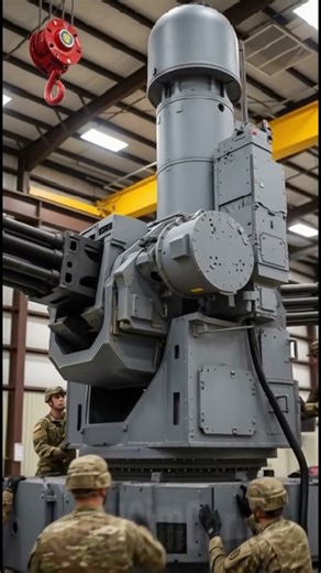 The Last Line of Defense Inside a CIWS System #CIWS #MachineGun #Defense