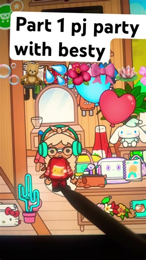 Pj party ### part 1 🫧🌸🌺💦🪷🧸🎀