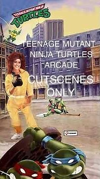 Teenage Mutant Ninja Turtles Arcade All CUTSCENES!...