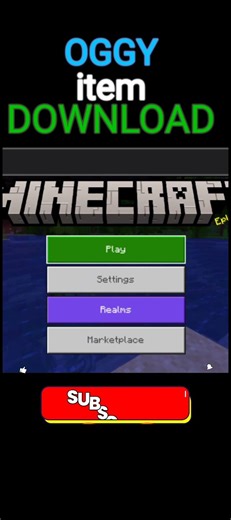 OGGY ITEMS DOWNLOAD. #minecraft ‪@SenpaiSpider‬