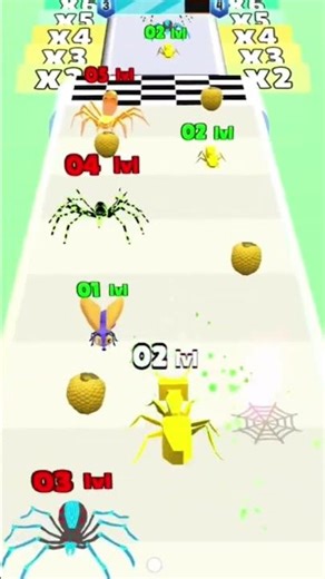 Spider Evolution Run#shorts #cocomelon #trending #short