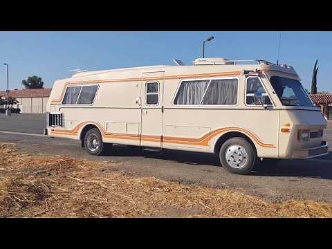 First Video Walkaround, Walkthrough, 1974 FMC 2900R Motorhome with Rebuilt Engine Running