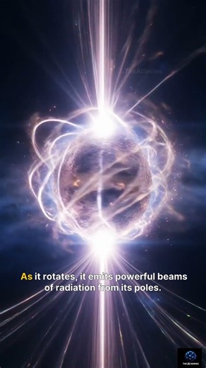 Cosmic Lighthouse in Space | #space #pulsar #universe