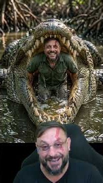 If you stay submerged in a lake full of crocodiles, will they attack? #biologisthenrique #animals...