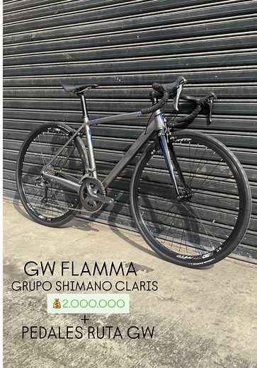 🚴‍♂️ ¡SÚPER PROMO GW FLAMMA! 🚴‍♀️ Ligera, veloz y con grupo Shimano Claris 💨 🎁 Incluye pedales de ruta GRATIS 💳 Aceptamos todos los medios de pago 💸 Financia fácil con ADDI 📲 Escríbenos ya 👉 https://wa.me/573118485643 📍 Racing Bike 1998 – Av. Calle 45A Sur #52A-68 #GWFlamma #ShimanoClaris #RacingBike1998 #PromoBici