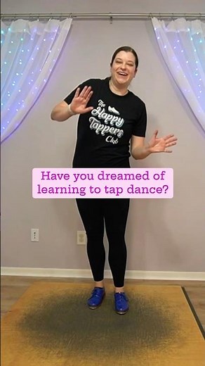 Take online tap dance classes for adult beginners! Sign up for The Happy Tappers Club today! 🤗