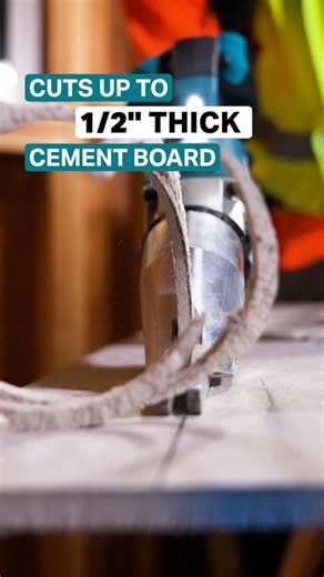 The 18V LXT® Fiber Cement Shear Kit (XSJ05T) is designed for cutting cement board for exterior siding, backer board, or floor underlay with minimal dust. The cordless shear is designed for cutting cement board for bathroom tile, floor underlay, and exterior siding. #makitausa #makitatools #makitlxt | Makita Tools USA