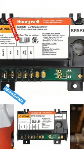 How to troubleshoot SPARK IGNITION MODULES(explained)⚠️ #hvac #drewdriskle#boiler#steamboiler#shorts
