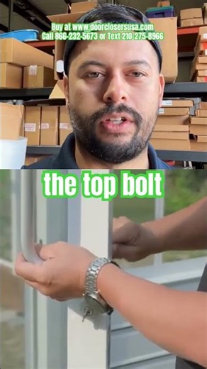 How to Install Storefront Door Handles | Commercial Door Repair #shorts #diy #contractor