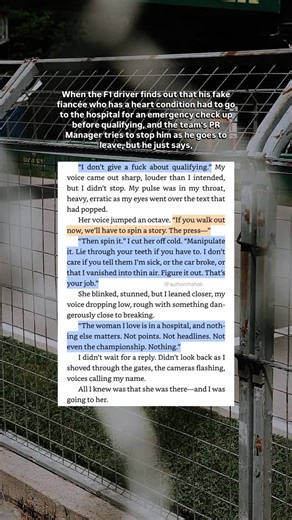 He really said TRY ME. 🤝🏼 Hold On, Sweetheart - a Fake Dating Formula 1 romance is now available on KU, eBook and Paperback 🧡 Get your copy today: https://mybook.to/arcshos 🏎️ Here’s what to expect: ఌ︎ f1 driver x engine system engineer ఌ︎ fake dating/engagement ఌ︎ it’s always been you ఌ︎ dual pov ఌ︎ amnesia ఌ︎ forbidden romance ఌ︎ diverse characters ఌ︎ invisible string theory ఌ︎ banter, love, family and drama! and more! #bookish #fakedating #formulaoneromance #sportsromance #kindleunlimited