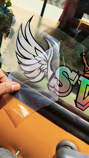 #auto #sticker #led light name board @sakthi sticker redhills Gandhinagar