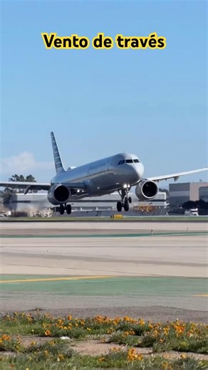 Pouso com vento de través do Airbus A321 #aviacao #aviation #airbusa321