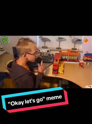 Meme history - Okay Let's Go! or OK Let's Go refers to a viral video and meme of an amusement park ride enthusiast that went viral in the Netherlands in 2014 after a TV show grouped two Turbo Polyp fans (one younger and one older) with the kid showing a miniature version of the ride who says,
