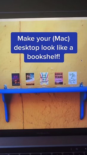 Organize Your Desktop with Book-Inspired Folders