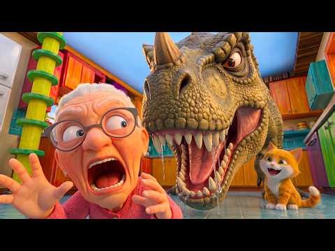 I Gave Granny a Pet DINOSAUR... BIG MISTAKE! 🦖💥 - I Am Cat