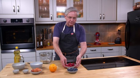 Berry Spoon Cake Recipe - Simple After Dinner Cake - Glen And Friends Cooking