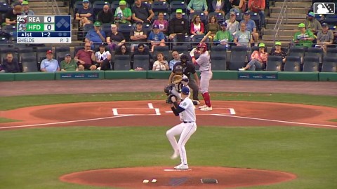 Aidan Miller's 13th Double-A homer