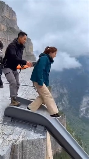 The Scariest Diving Board in the World! 😱🏔️