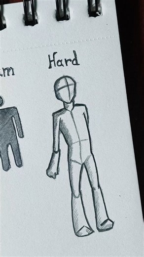 sksamim on Instagram: "How to draw stickman in 3 ways #tutorial #howtodraw #sketch #artist #fyp #art #drawing"