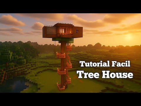 Cómo HACER una CASA del ÁRBOL en MINECRAFT 🏡 | Tutorial