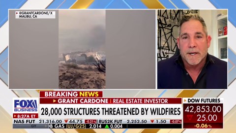 California is guilty of a 'mismanagement of priorities,' Grant Cardone scolds as home is destroyed