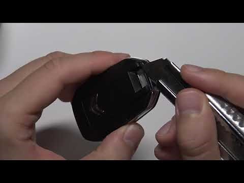 How to Replace Battery in Citroen C3 Car Key Fob - Install New Battery in Citroen C3 Car Key