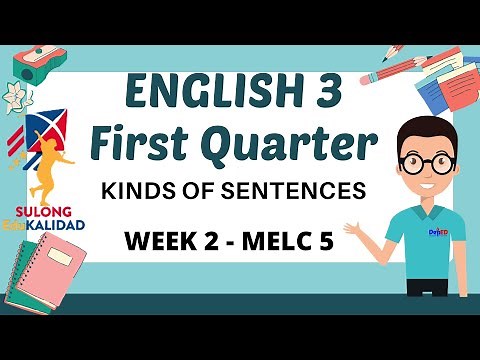 ENGLISH 3 - QUARTER 1 - WEEK 2 I KINDS OF SENTENCES