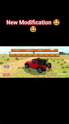 New Car modification 🤩 Indian Desi life simulator 3d