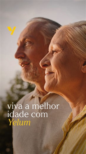 Liberdade não tem idade. Na Yelum, acreditamos que cada fase da vida é uma oportunidade de viver com confiança, estilo e plenitude. A maturidade não limita ela amplia horizontes, transforma conquistas em legado e traz a leveza de quem sabe onde quer chegar. Com segurança e sofisticação, estamos ao lado de quem valoriza o que tem e continua escolhendo viver intensamente todos os dias. Feliz dia do Idoso! 💛 | Yelum Seguradora