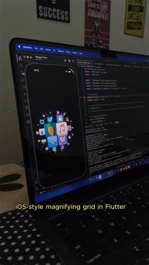 iOS-Style Magnifying Grid in Flutter 🤯 (No Packages) #flutter #iosdevelopment
